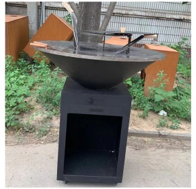 Corten Charcoal Grill